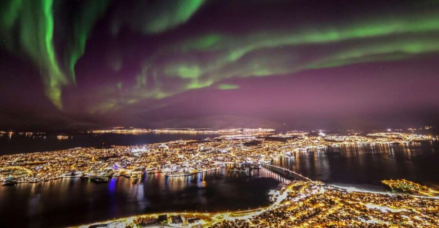 1 tromso northern lights cable car Tromso: Northern Lights Cable Car Excursion