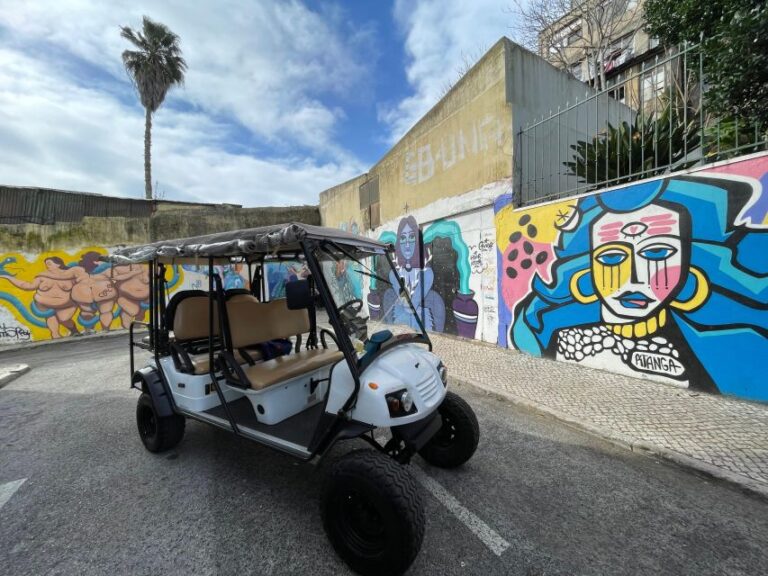Tuk Tuk Feel Lisbon With Viewpoints,Street Art and Old Town