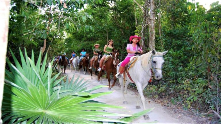 Tulum: Horseback Riding in the Jungle W/ Transfers and Lunch