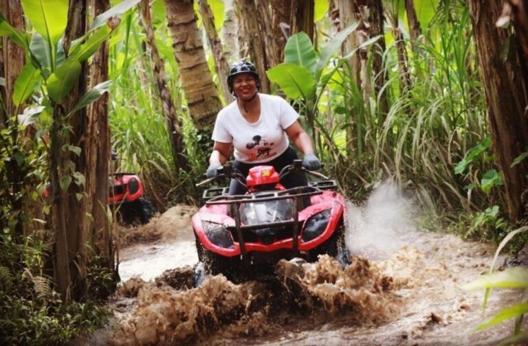 Ubud: Gorila Face ATV Quad Bike & Rafting