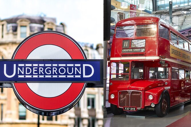 Underground Walking Guided Tour and London Transport Museum