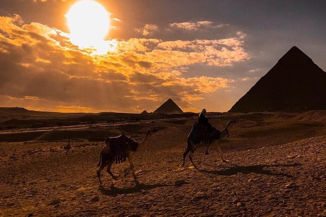 Unusual Desert Safari Tour Around Giza Pyramids During Sunset With Barbecue.