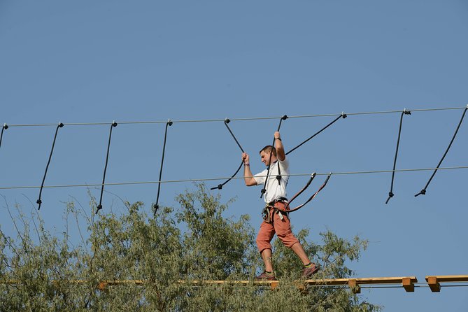 1 up to 3 hour admission on our ziplines and ropes courses Up to 3 Hour Admission on Our Ziplines and Ropes Courses.