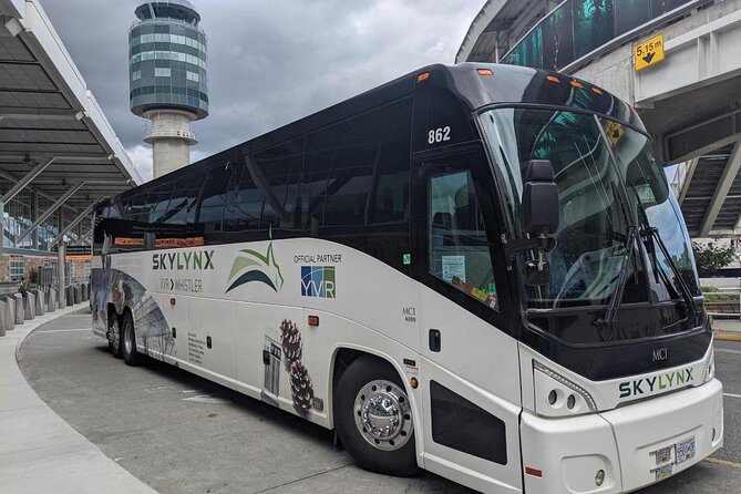 Vancouver Airport To-Or-From Whistler or Squamish by Bus (Single Trip)