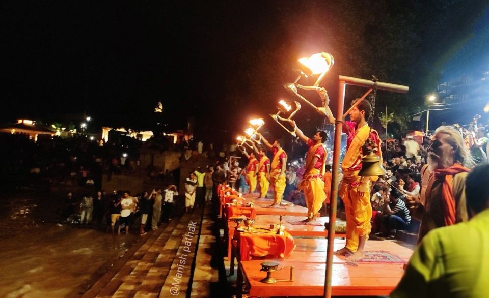 1 varanasi night boat ride aarti ceremony and dinner Varanasi: Night Boat Ride, Aarti Ceremony and Dinner