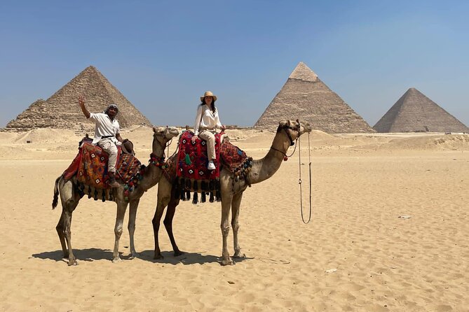 VIP Tour Private Giza Pyramids Memphis City Sakkara Camel Lunch