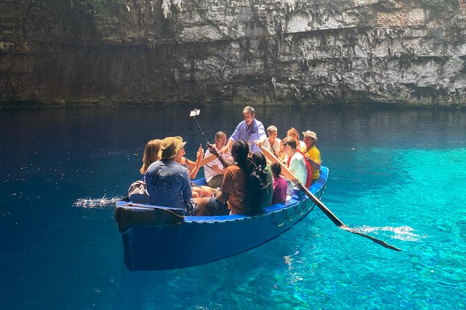 Visit Melissani Lake Cave by Boat With Myrtos View Point