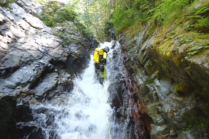 1 waterfall rappelling canyoneering adventure photo package Waterfall Rappelling Canyoneering Adventure Photo Package!