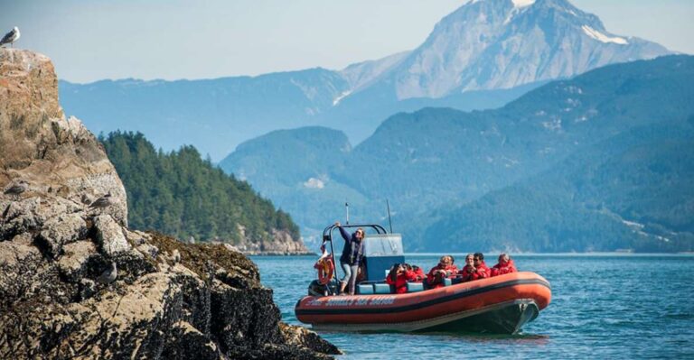 West Vancouver: Howe Sound and Bowen Speedboat Tour