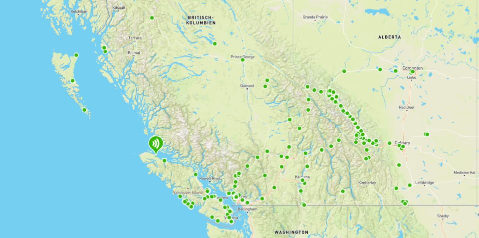 1 western canada self driving audio guides in german Western Canada Self-Driving Audio Guides in German