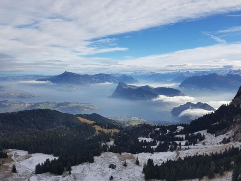 Winter Panorama Mount Pilatus: Small Group Tour From Basel