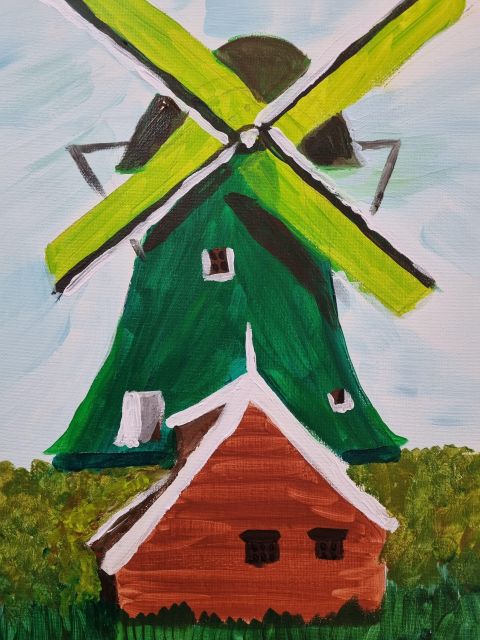 Zaandam: Paint a Dutch Windmill in a Cosy Atelier