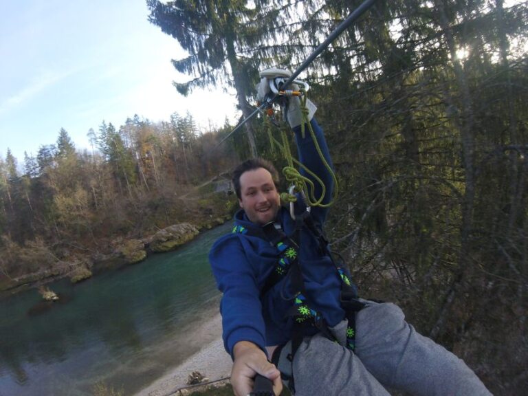 Zipline Over the Sava River