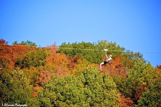 Ziplines Over Laurentian Mountains at Mont-Catherine