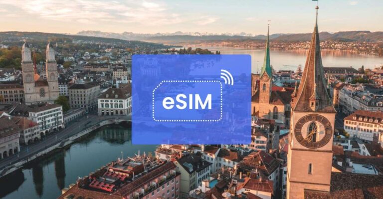 Zurich: Switzerland/ Eurpoe Esim Roaming Mobile Data Plan