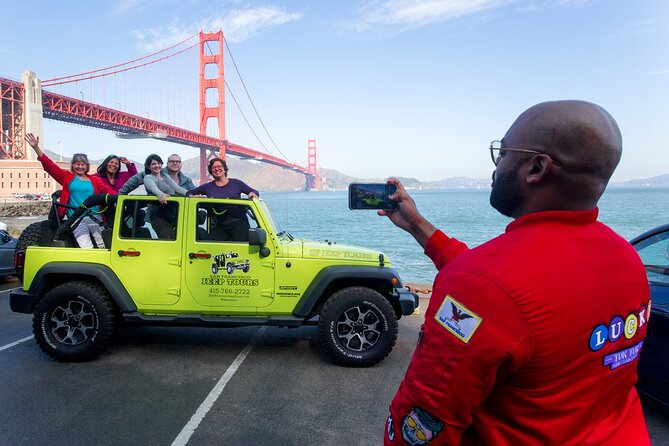 2 or 3 Hour Private Group San Francisco City Tour Open-air Jeep