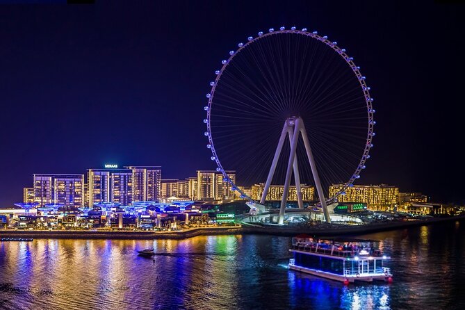 1 Hour Cruise Tour, Dubai Marina & Ain Dubai Including Drinks - Booking Details
