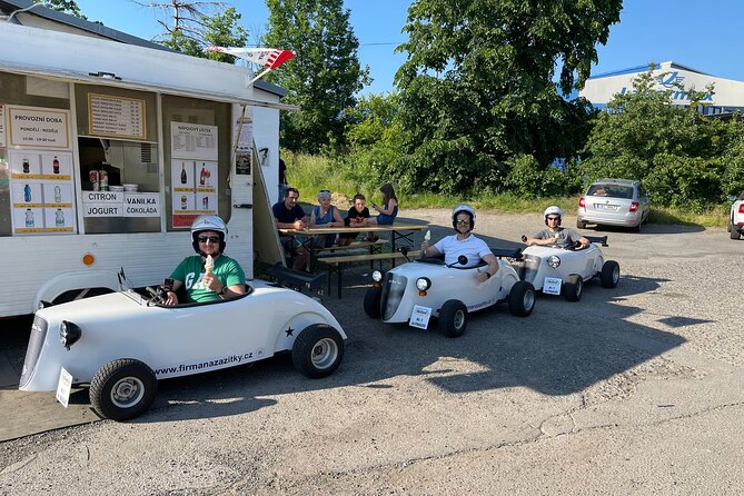 1-Hour Ride Across the Prague in Mini Hot Rod Car - Logistics