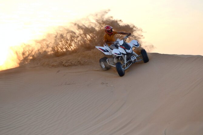 1 HR Self Drive Quad Bike , BBQ Dinner, Sand Boarding, Camel Ride & 3 Live Shows - Logistics and Pickup Information