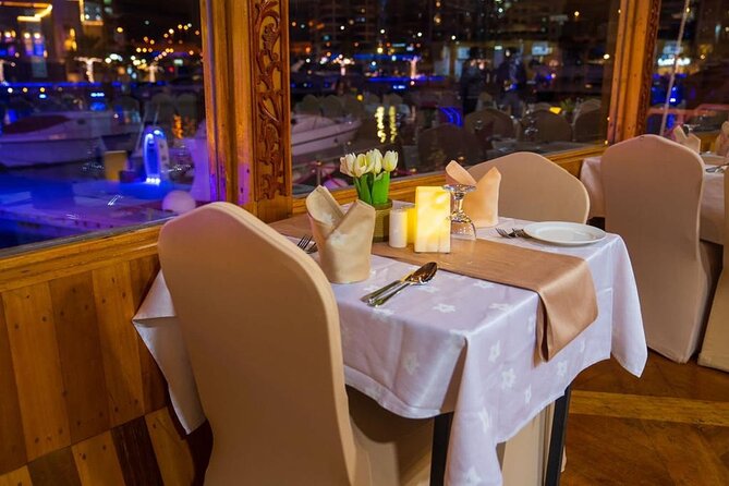 2-Hour Dubai Marina Dinner Cruise - Booking Information