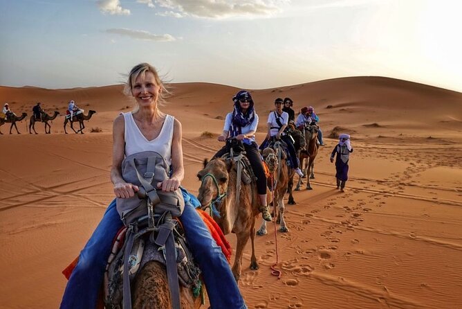 3 Day Desert Tour From Marrakech to Merzouga Dunes and Camel Trek - Camel Trek Experience