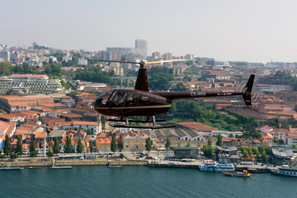 360º Porto: Walking Tour, Helicopter Ride & River Cruise - Panoramic Views From Helicopter
