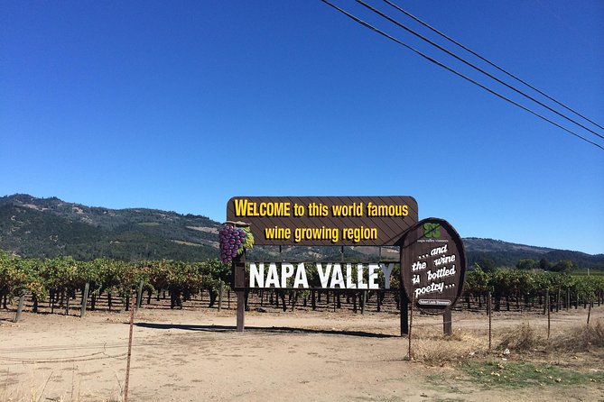 6-Hour Private Wine Country Tour of Napa Valley (Up to 6 People) in Large SUV - Logistics