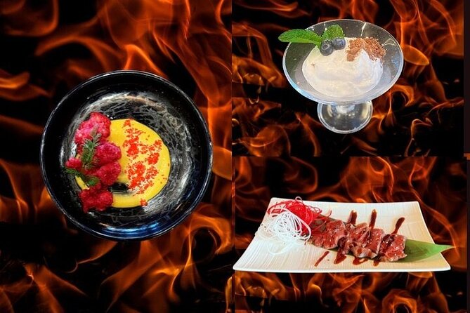 7 Courses Teppanyaki Tasting Menu With Fire Show - Exquisite 7-Course Menu Details