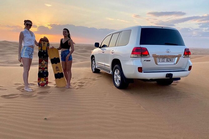 Abu Dhabi: 4-Hour Morning Safari With Camel Ride & Sand Boarding - Enjoy Sandboarding in the Desert