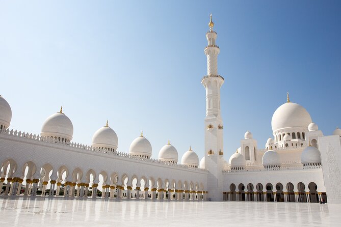 Abu Dhabi City Tour With Grand Mosque, Emirates Palace and Qasr Al Hosn - Grand Mosque Visit