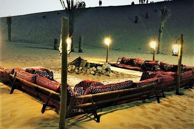 Abu Dhabi Desert Safari (Dune Bashing, BBQ Dinner, Camel Ride & Sand Skii) - BBQ Dinner Experience