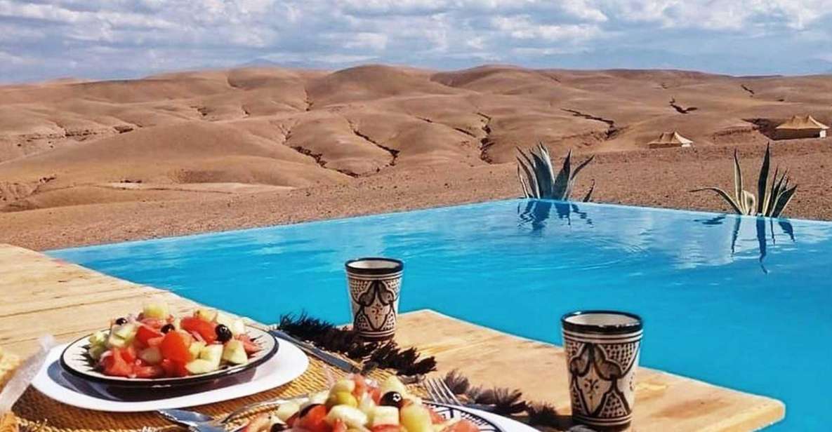 Agafay Desert Camp Pool, Camel Ride, & Lunch - Experience Itinerary