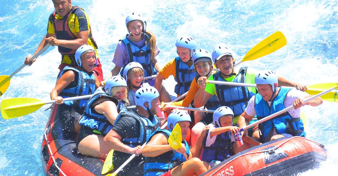 Alanya: Full Day Whitewater Rafting With Lunch and Transport - Activity Highlights