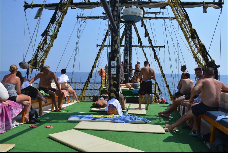 Alanya: Pirate Boat Tour W/ BBQ & Foam Party - Accessibility and Pickup Information