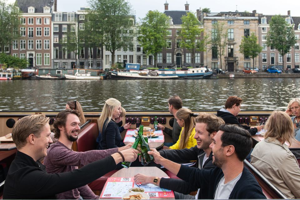 Amsterdam: Evening Canal Cruise With Pizza and Drinks - Booking Information