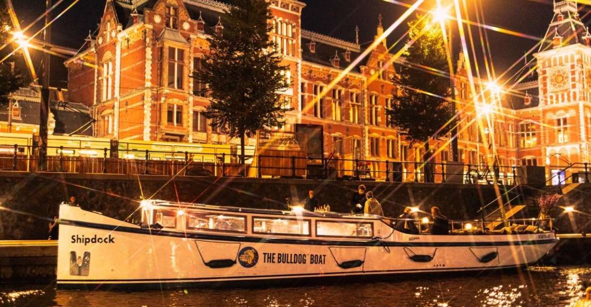 Amsterdam: the Bulldog Boat Smoke Friendly Cruise & 2 Drinks - Experience Highlights