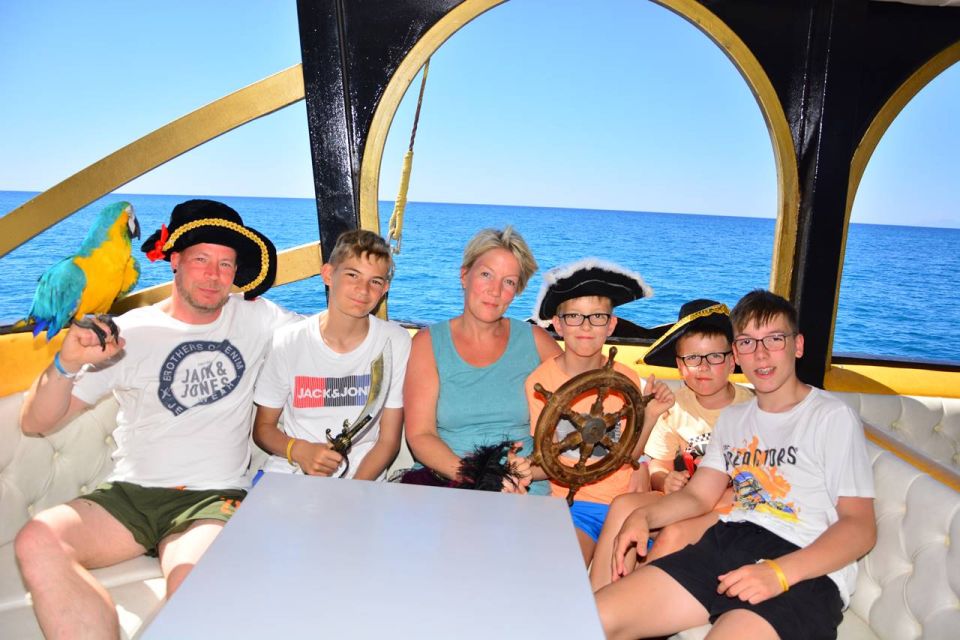 Antalya: Lara Pirate Boat Trip W/Animations, Lunch & Pick-Up - Experience Highlights