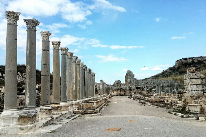 Antalya Tour To Perge Aspendos And Side With Manavgat Waterfall - Perge Ancient City