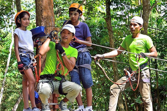 Aonang Fiore Zip Line Adventure in Krabi - Adventure Course Overview