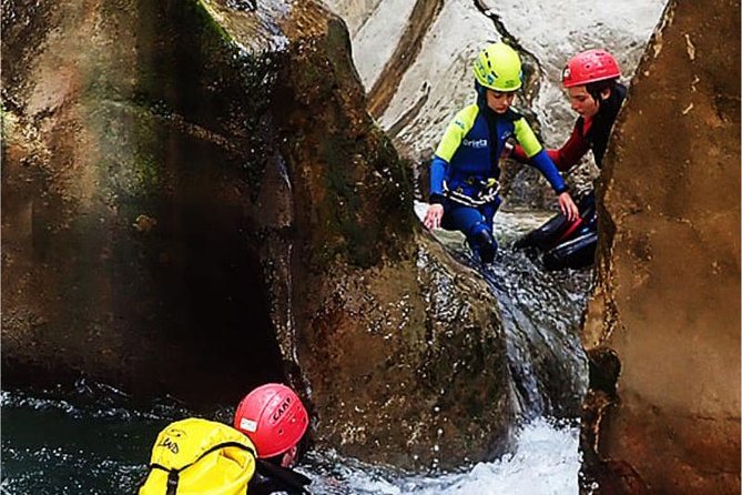 Aquatic Canyoning Near Benidorm. Estret De Les Penyes Bollulla - Equipment and Safety