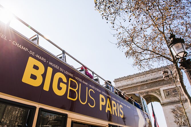 Arc De Triomphe, River Cruise and Hop-On Hop-Off Bus - Itinerary Details