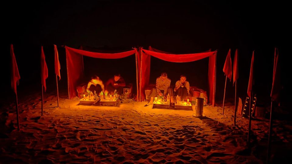 Away From the Crowd Dinner on Dunes/ in Non Touristic Desert - Itinerary Details