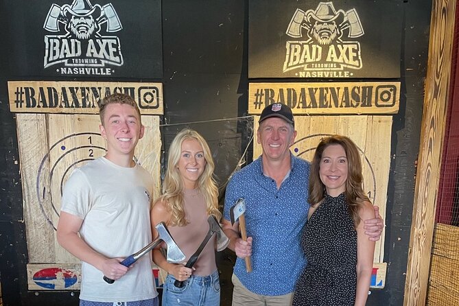 Axe Throwing Experience With Private Lane and Coach in Nashville - Meeting and Pickup Information