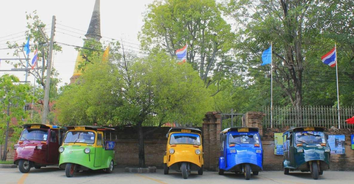 Ayutthaya Evening Tuk Tuk Temples Tour From Bangkok - Booking Information