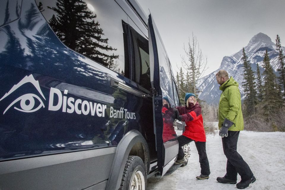 Banff: Grotto Canyon Icewalk - Transportation Logistics and Equipment