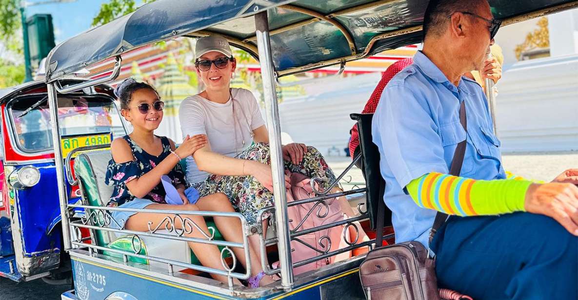 Bangkok Day Tour: Food, Temple & Tuk-Tuk - Itinerary Overview