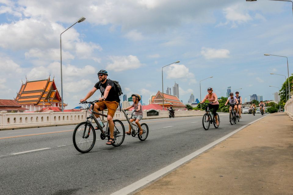Bangkok'S Past With Local Taste Tour by Bike & Boat - Itinerary Details