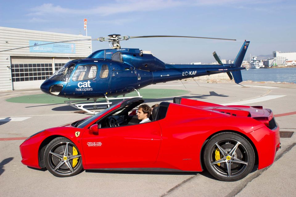 Barcelona: Ferrari Driving and Helicopter Experience - Experience Highlights