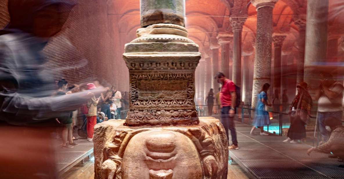 Basilica Cistern - Blue Mosque - Hippodrome - Grand Bazaar - Architectural Beauty of Blue Mosque