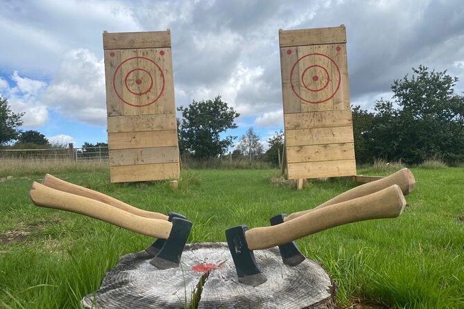 Bedfordshire Axe-Throwing Small-Group Session With Instructor  - Northampton - Inclusions Provided